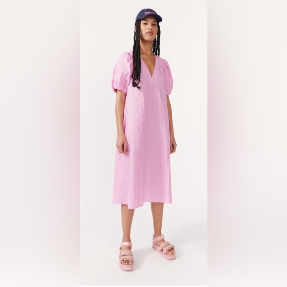 Baum Und Pferdgarten Dresses & Skirts - Baum Und Perdgarten Azalia Cotton Midi Dress, 38